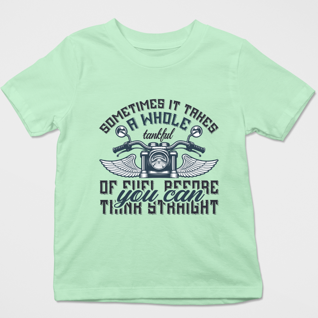 Biker: Sometimes It Takes a Full Tank to Think Straight Classic T-Shirt