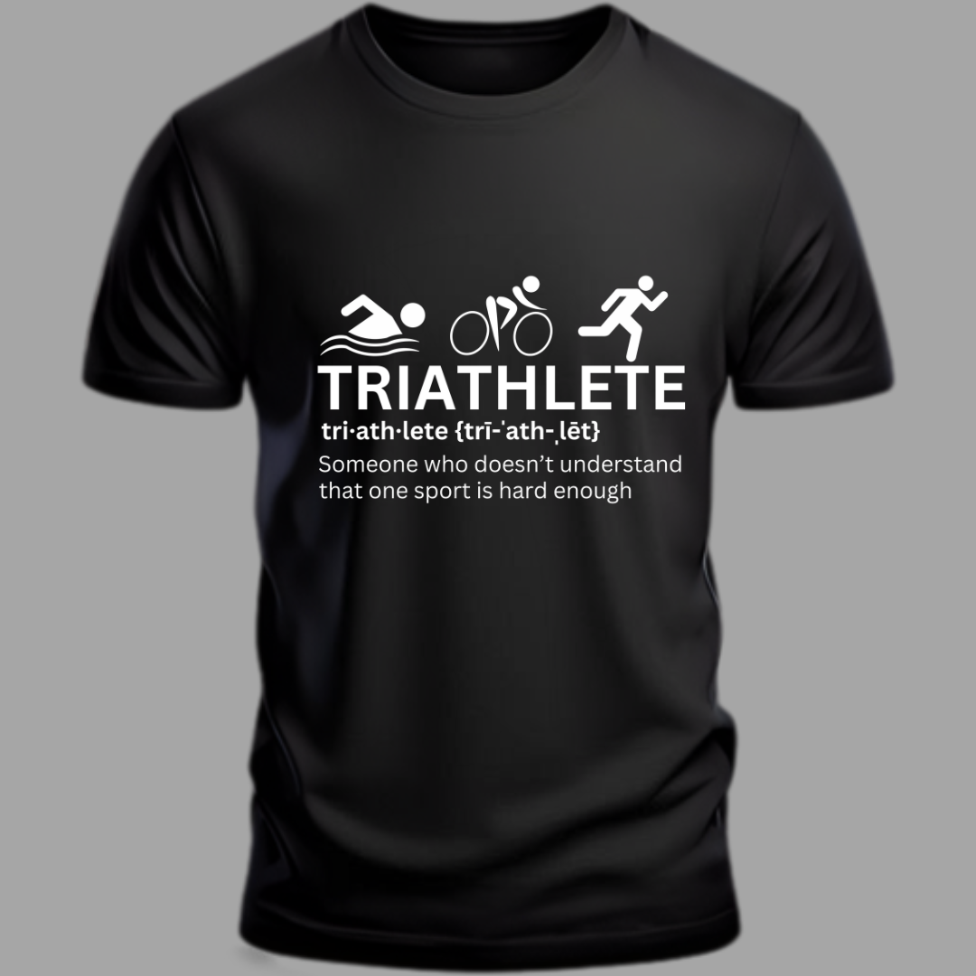 Triathlete's Wisdom Classic Black T-Shirt