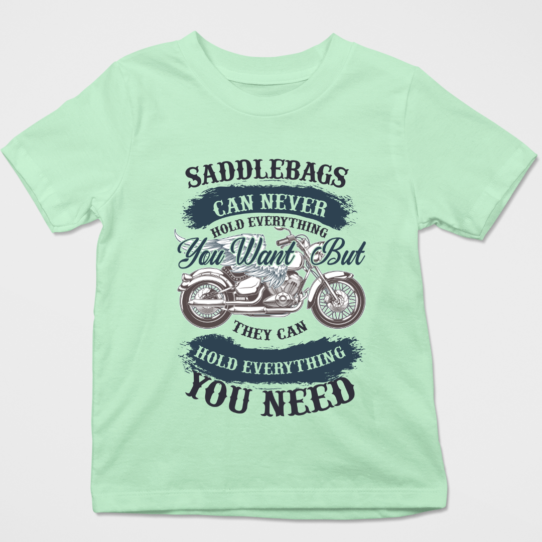 Biker: Saddle Bags Can't Hold It All, But Hold What You Need Classic T-Shirt