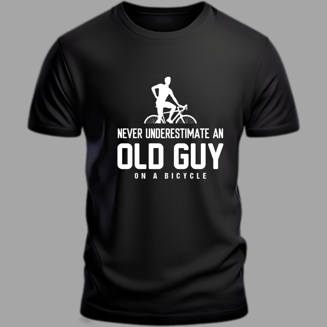 Cycling: Vintage Velocity Classic Black T-Shirt