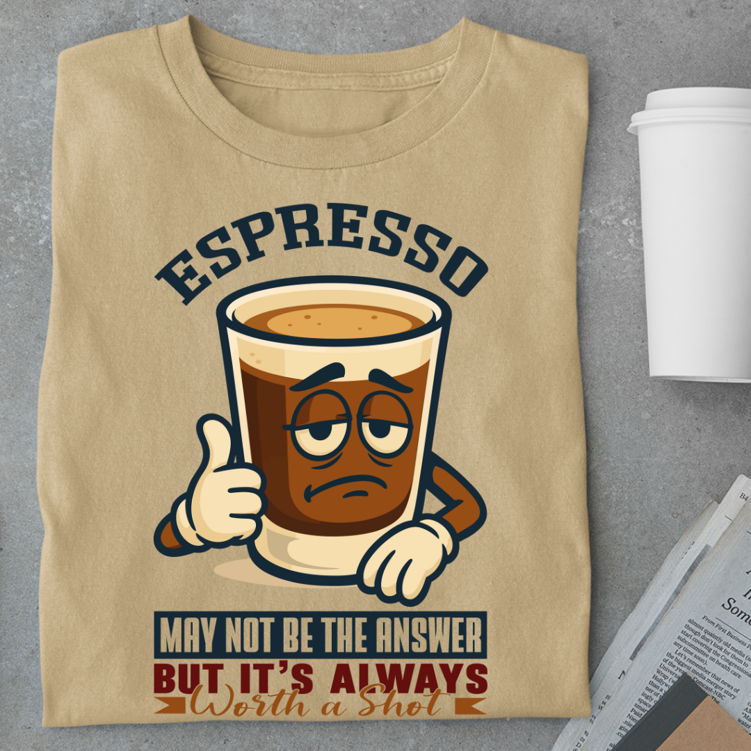 Espresso: Shot of Sanity, Every Time Unisex Classic T-Shirt