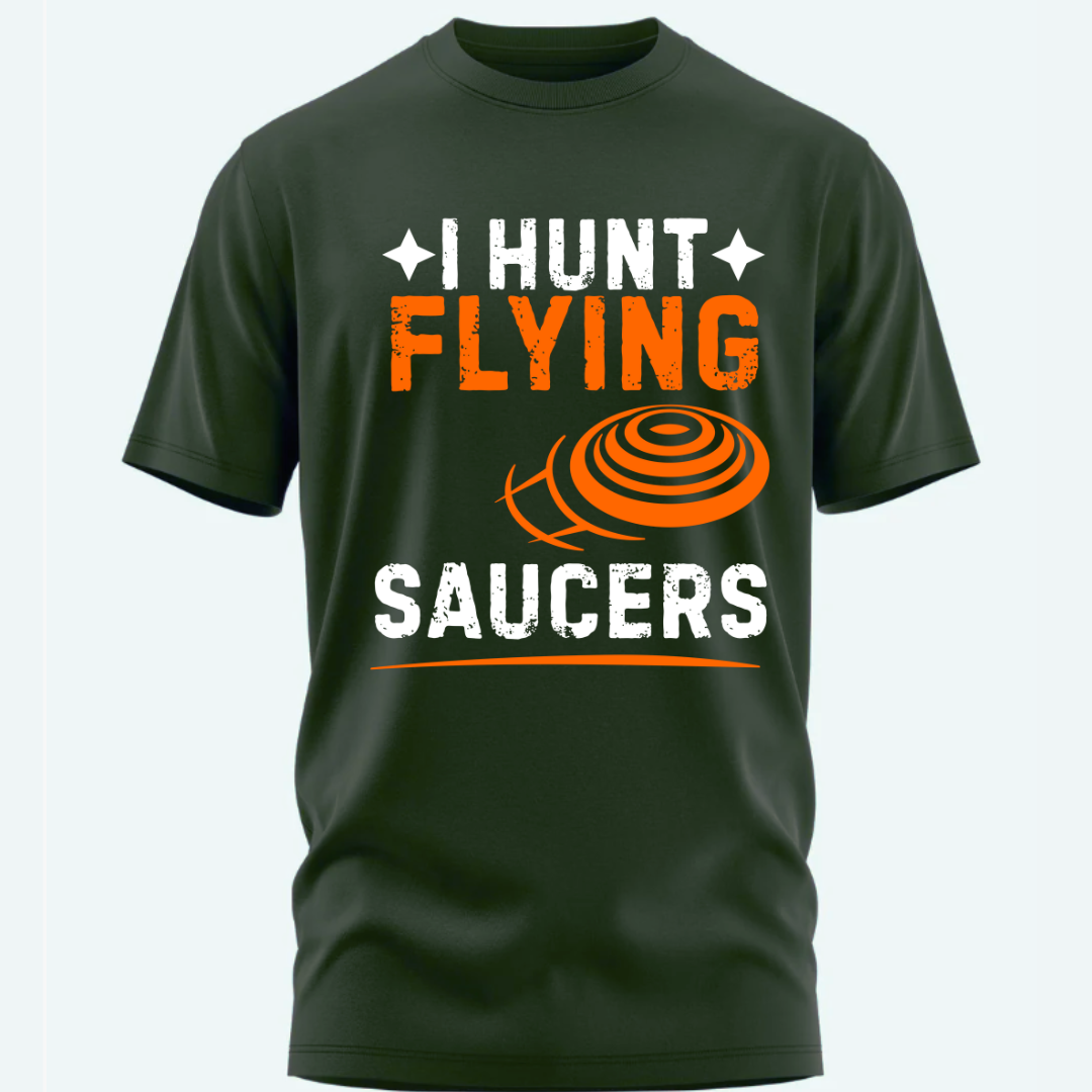 Shooting:I Hunt Flying Saucers Unisex Classic Crew T-Shirt