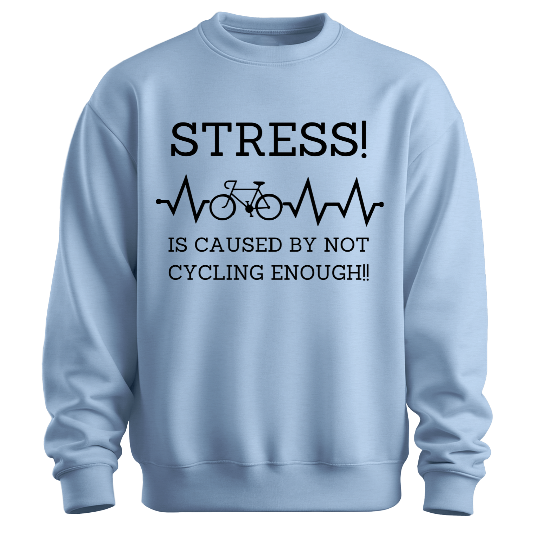 Cycling: Pedal Away Stress Classic Unisex Sweatshirt