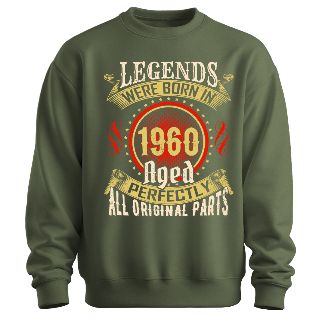 Legends were Born in 1960 Classic Unisex Sweatshirt