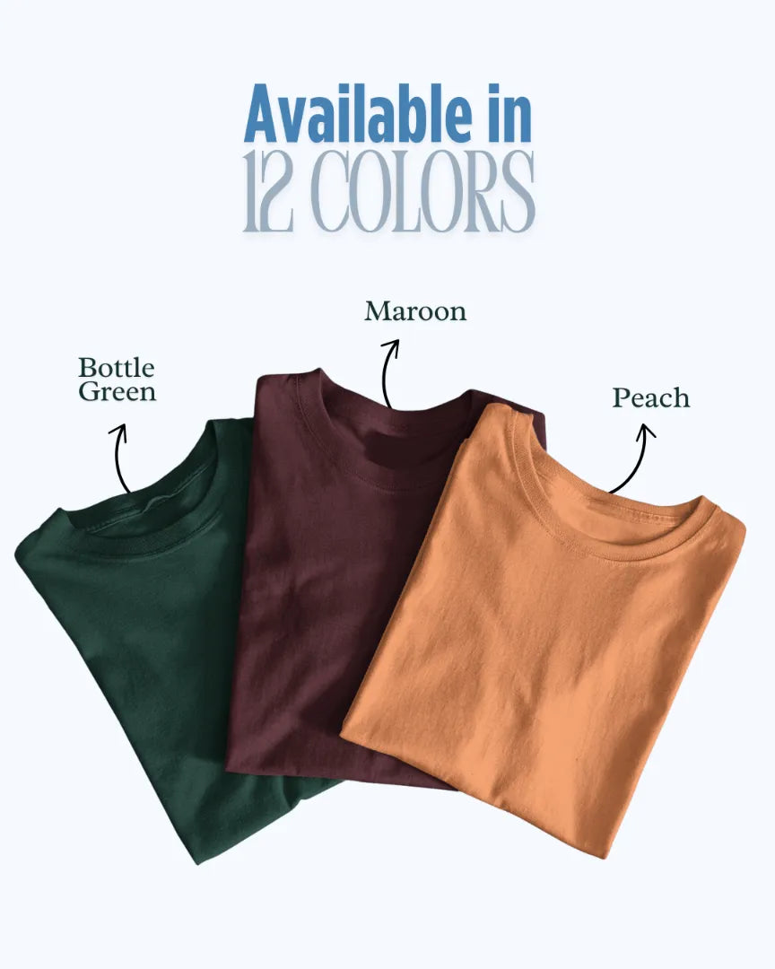 Unisex Classic Plain T-Shirt