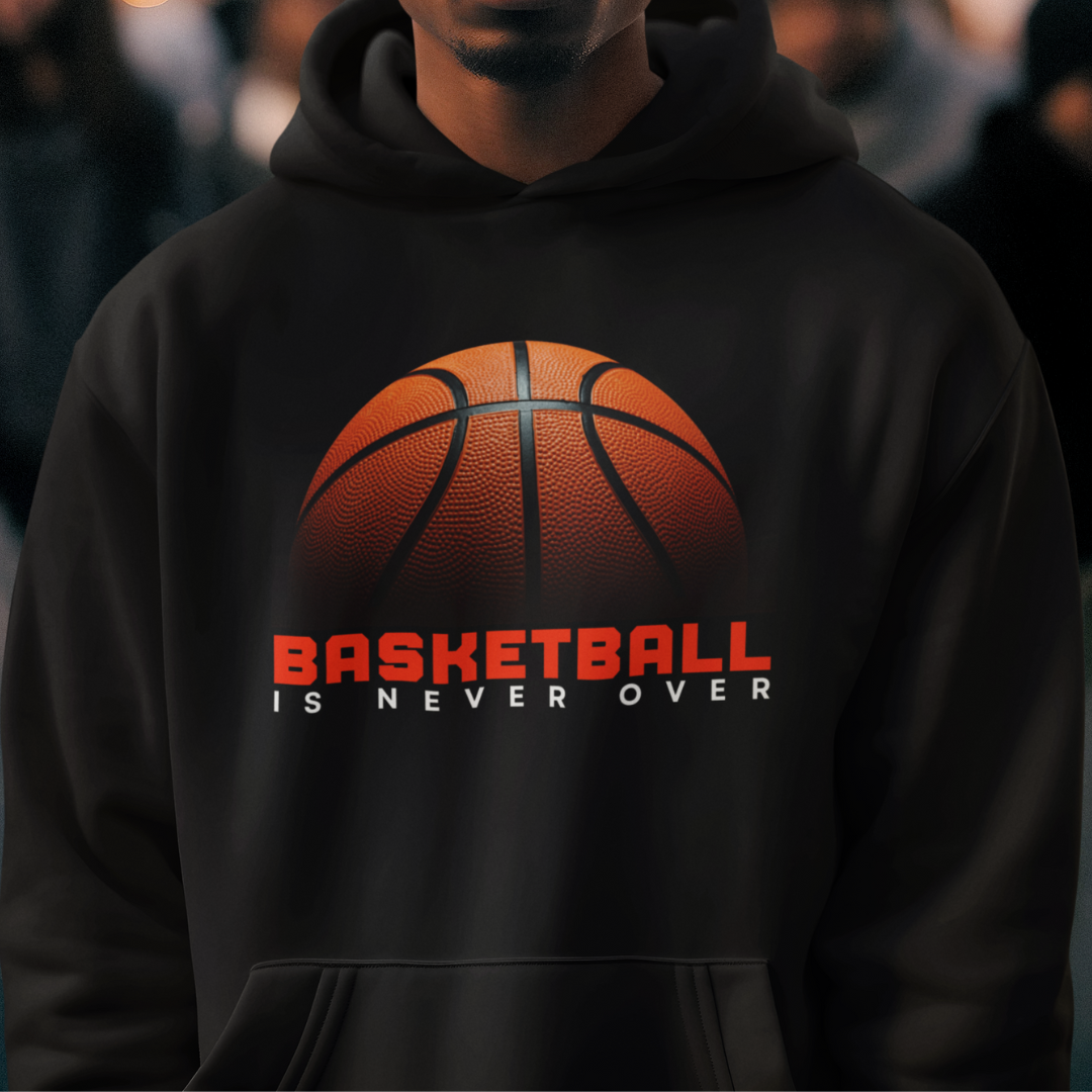 Basket Ball Is Never Over Airjet Fleece Pullover Hoodie