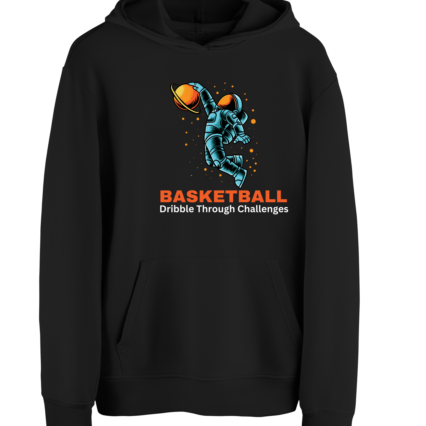 BasketBall Dribble Through Challenges Airjet Fleece Pullover Hoodie