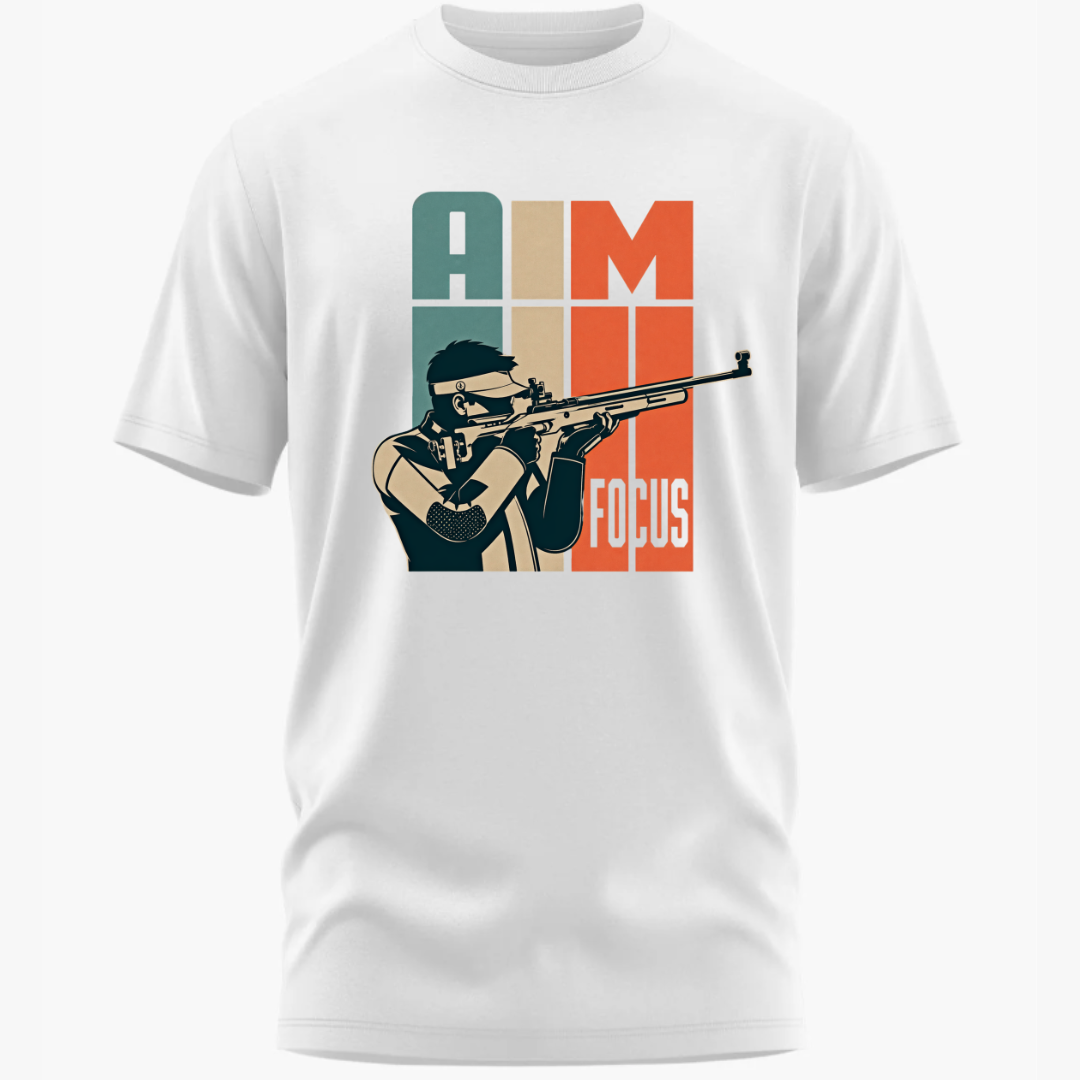 Shooting: Airgun Marksman “Aim Focus” Unisex Classic T-Shirt
