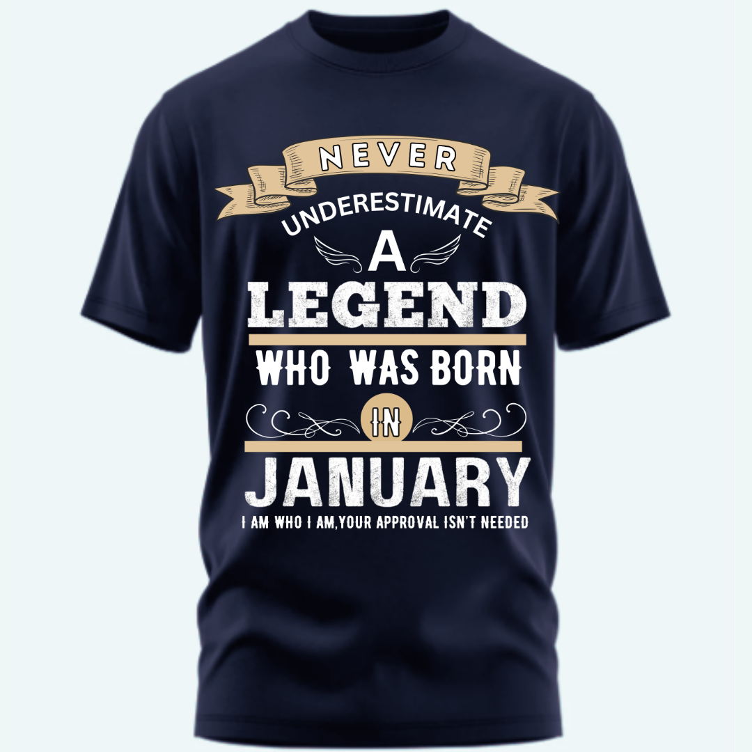 Birthday: January Legend Classic T-Shirt
