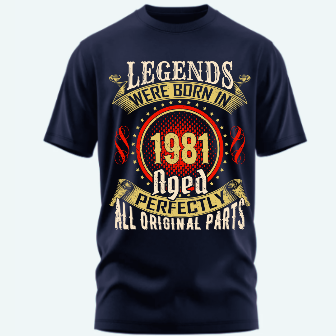 Legends Are Born in 1981 Classic T-Shirt