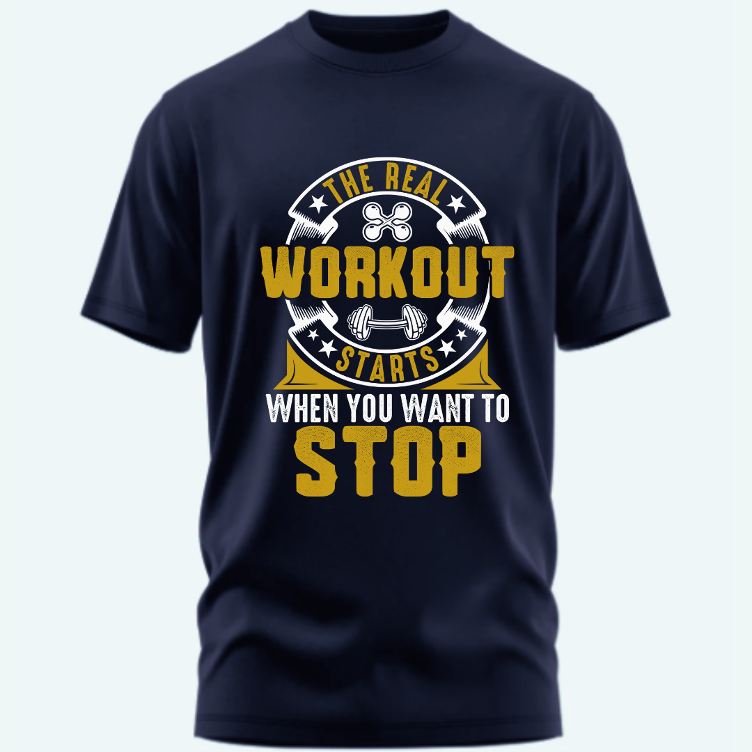 Fitness: The Real Workout Starts When You Want to Stop Classic T-Shirt