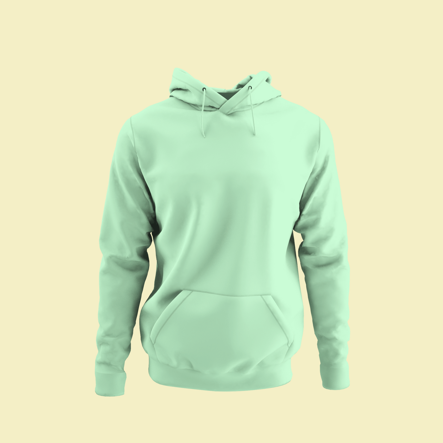 Solid Mint Green Unisex Regular Hoodie