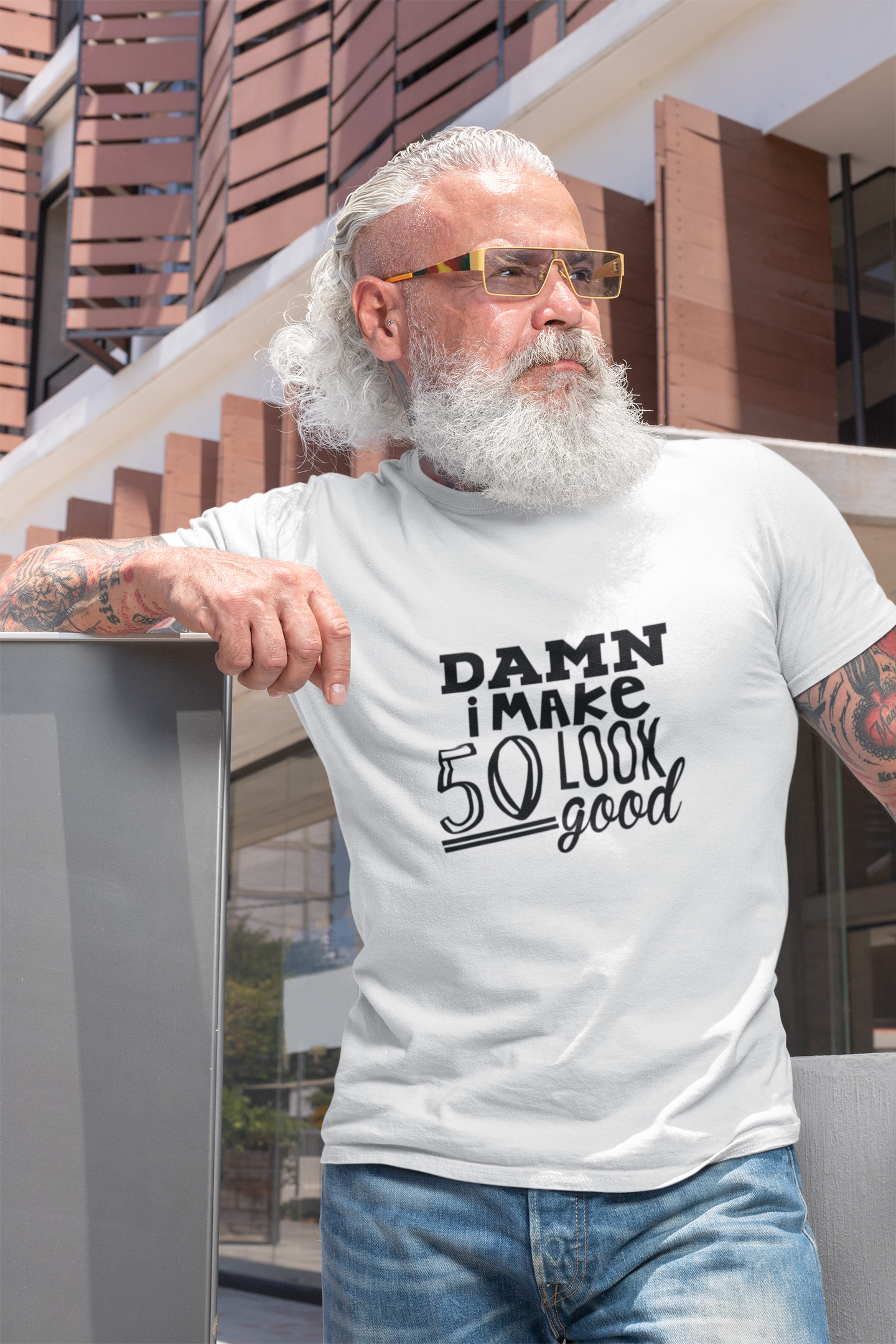 Ageless Elegance: 50 Looks Good T-Shirt