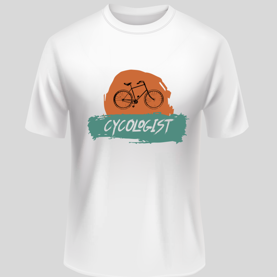 Cycling: Cycologist Classic White T-Shirt