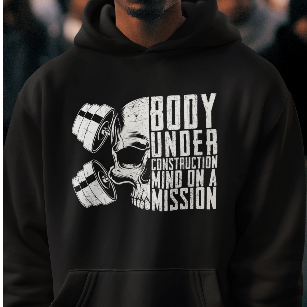 Fitness: Mission Minded Hooded Sweat Shirt