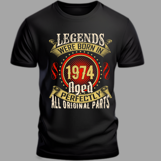 Legends Are Born in 1974 Classic T-Shirt