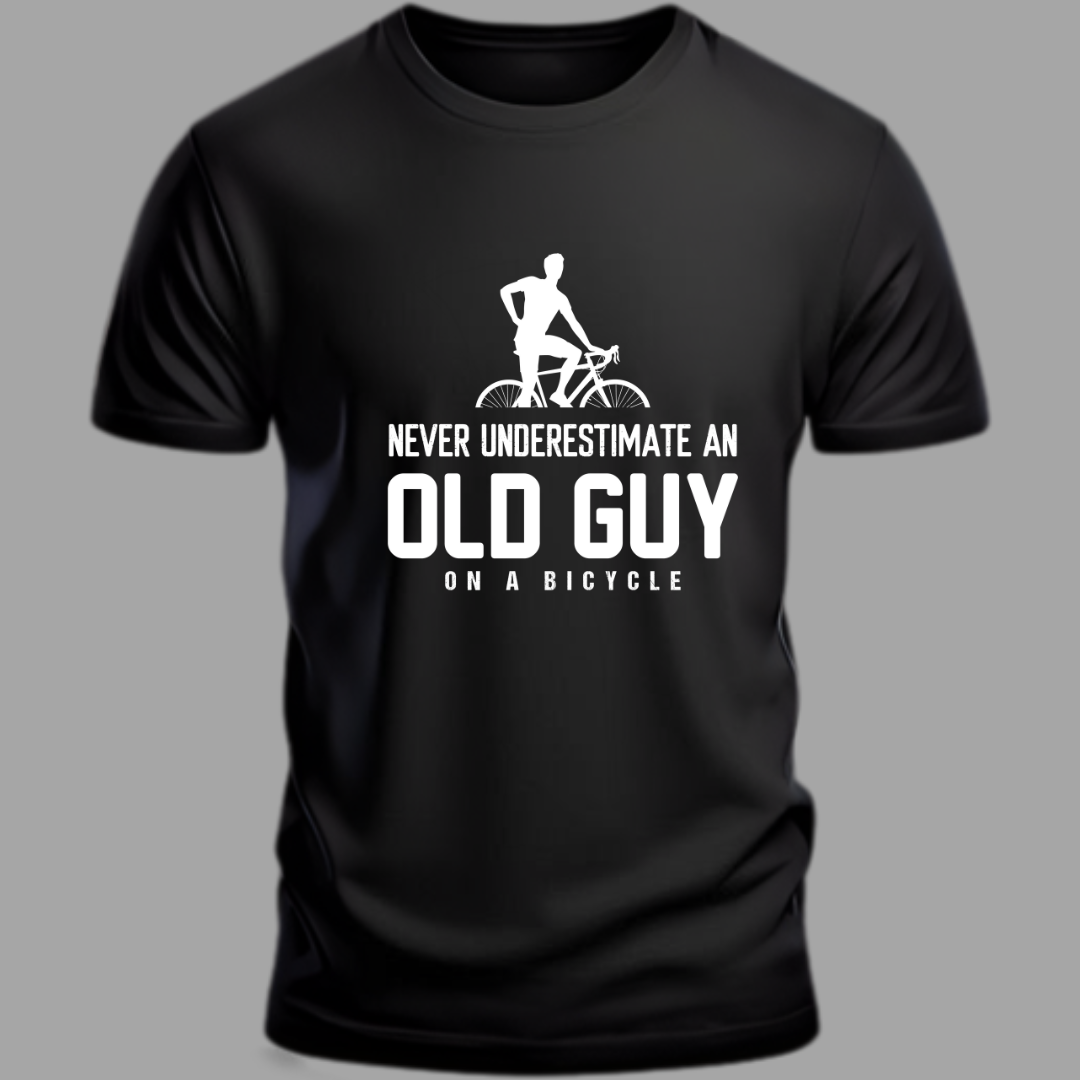 Cycling: Vintage Velocity Classic Black  T-Shirt