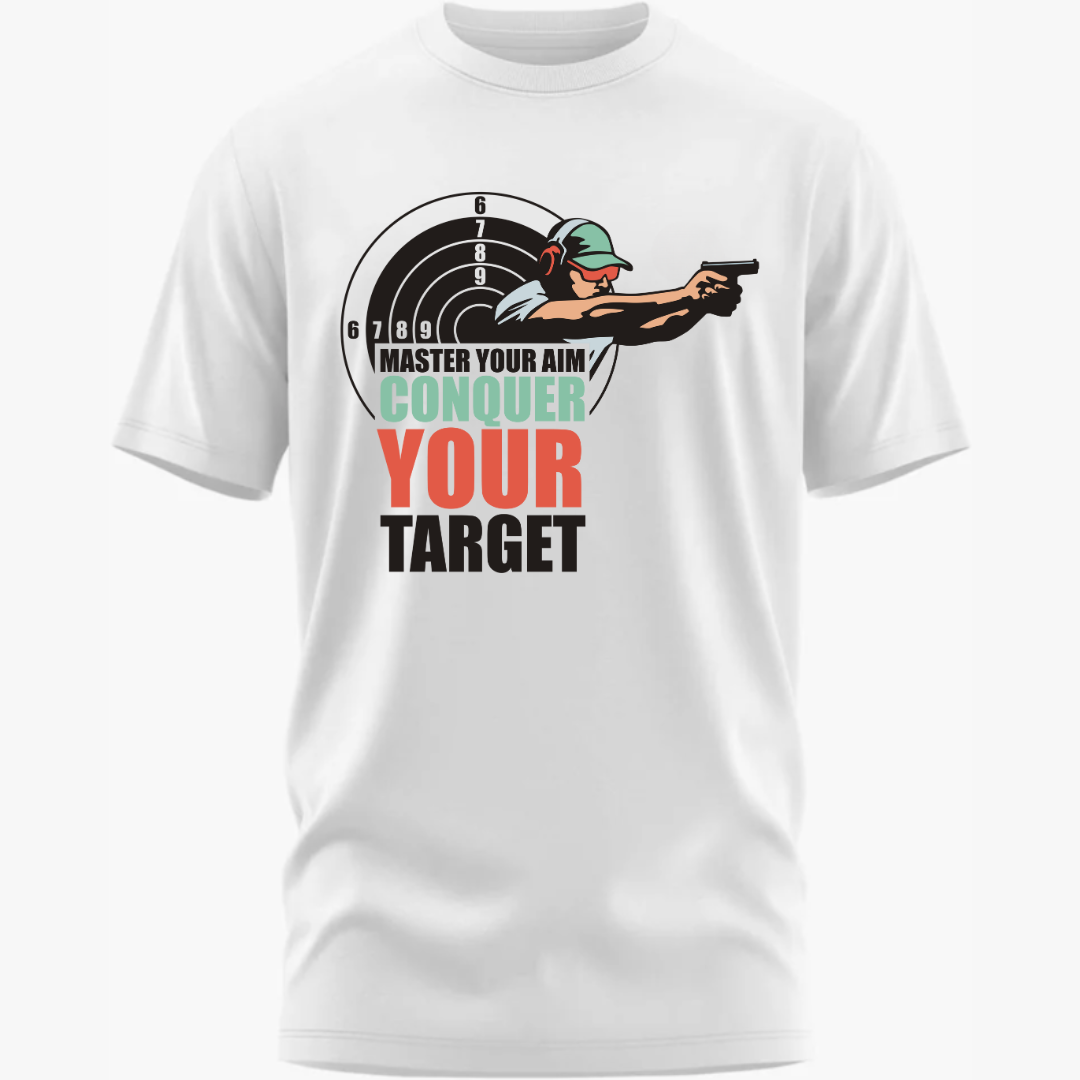 Shooting: Master Your Aim, Conquer Your Target Classic White T-Shirt