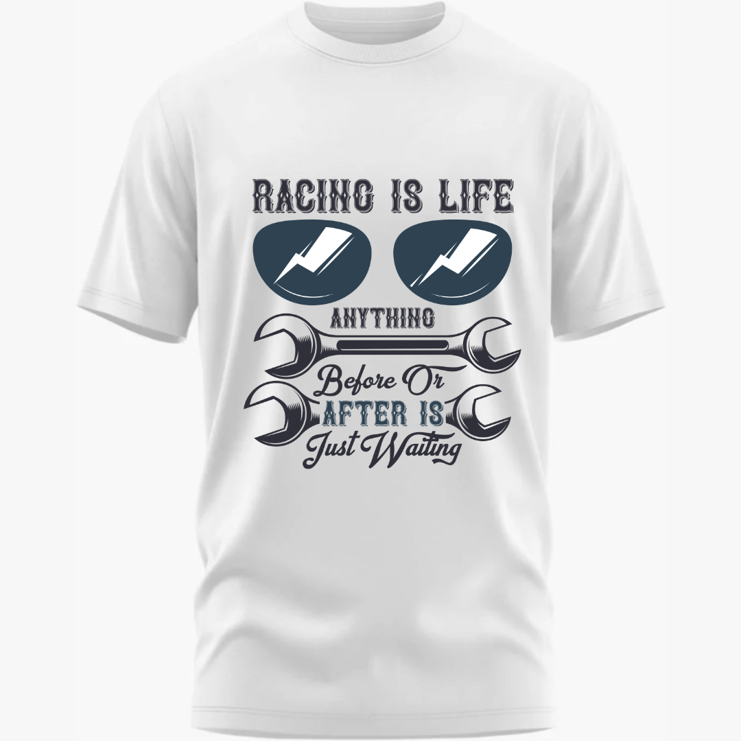 Biker: Racing Is Life, the Rest Is Just Waiting Classic T-Shirt