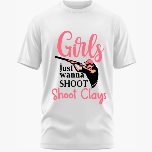 Shooting:Girls Just Wanna Shoot Clays Classic T-Shirt