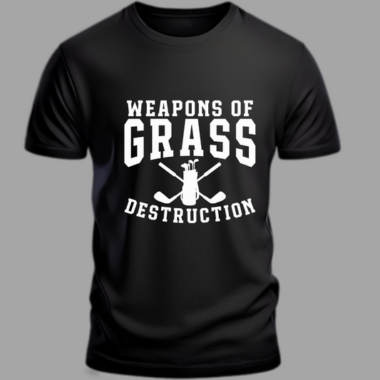 Golf: Weapon Of Grass Destruction Classic T-Shirt