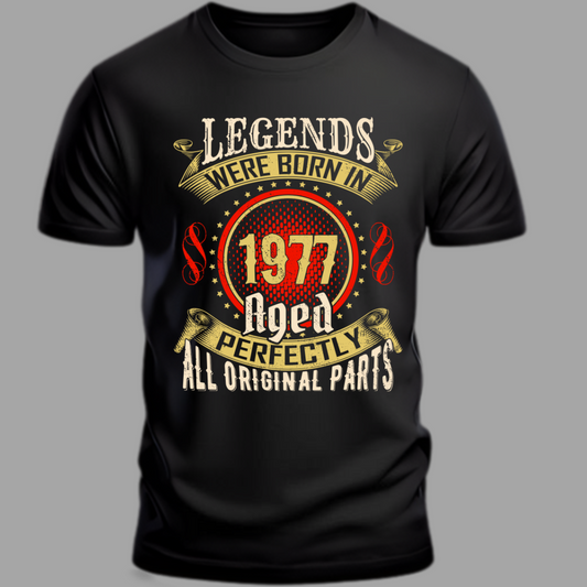 Legends Are Born in 1977 Classic T-Shirt