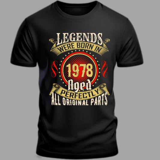 Legends Are Born in 1978 Classic T-Shirt