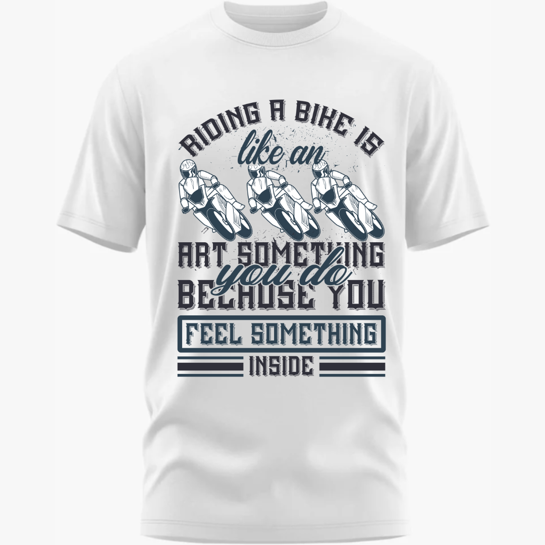 Biker: Riding a Bike Is an Art: Fueled by Passion Classic T-Shirt