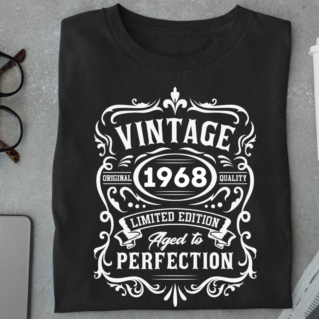 Birthday:Vintage 1968, Aged To Perfection Classic T-Shirt