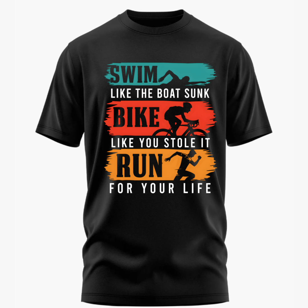 Triathlete's Anthem: Swim, Ride, Run Classic T-Shirt
