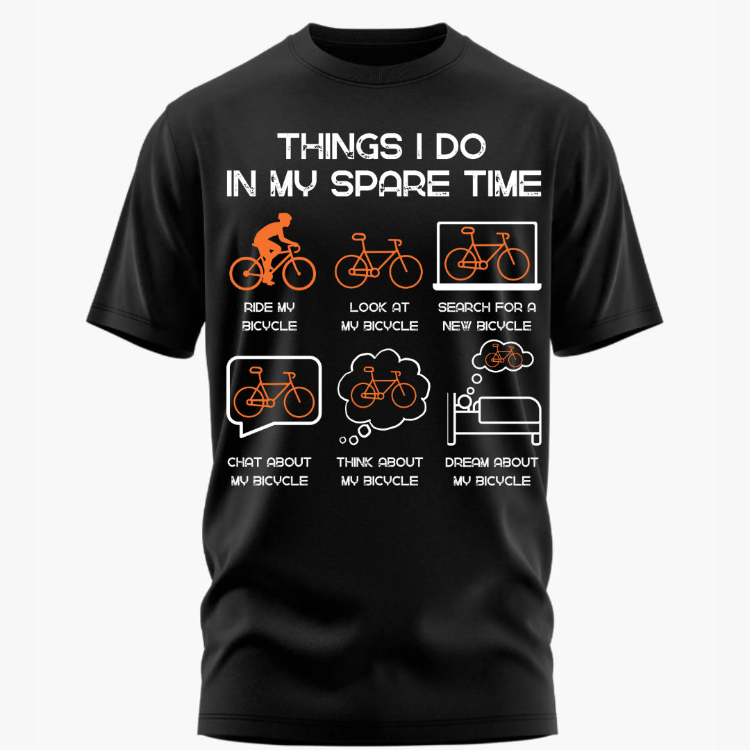 Cycling: Things I Do In My Spare Time Funny classic T-Shirt