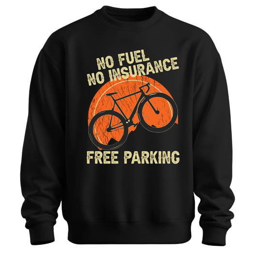 Cycling: No Limits, Fuel-Free Freedom Classic Unisex Sweatshirt
