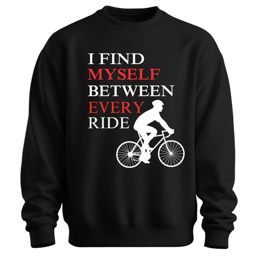 Cyclng: Between Rides, I Find Myself Classic Unisex Sweatshirt