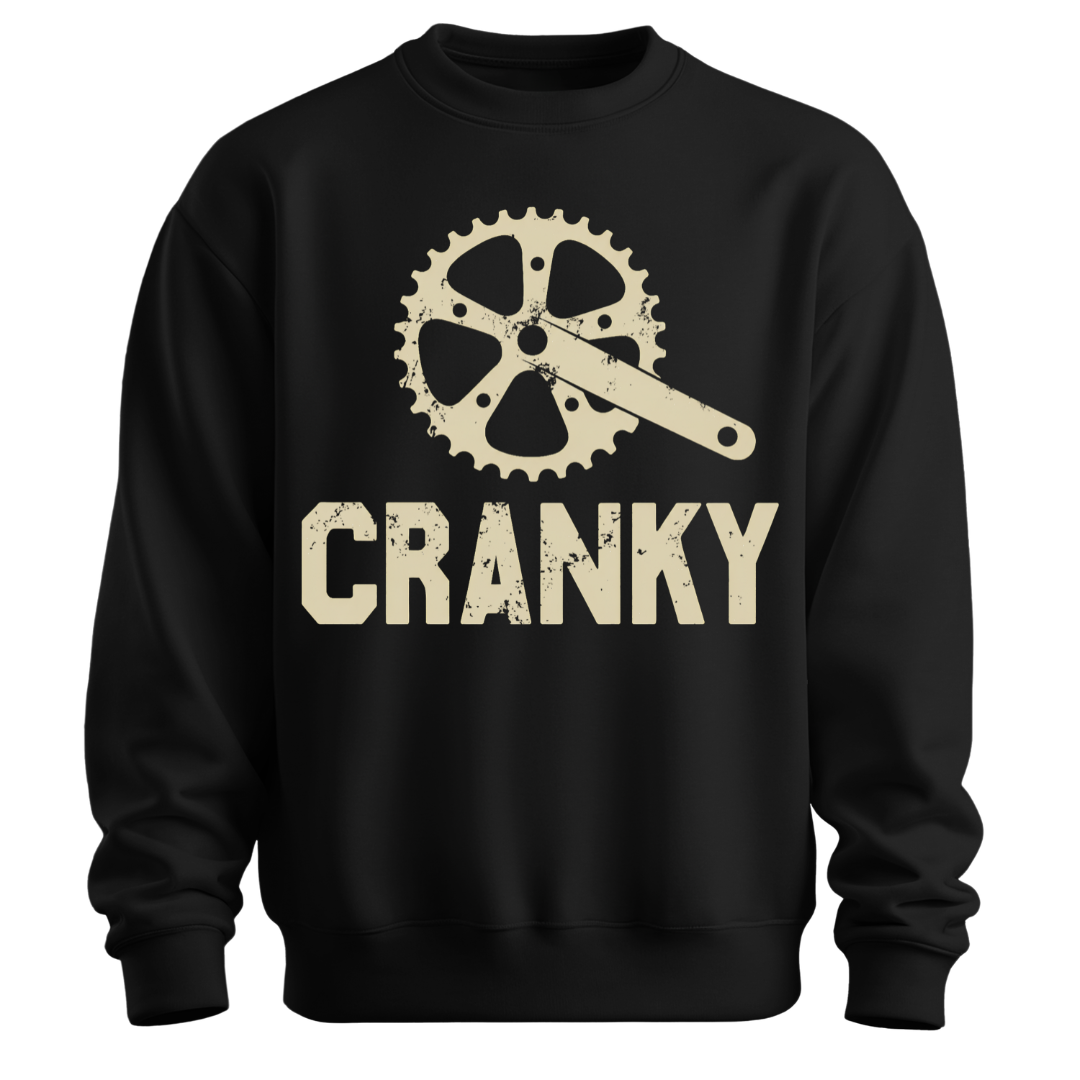 Cycling: Cranky Funny Classic Unisex Sweatshirt