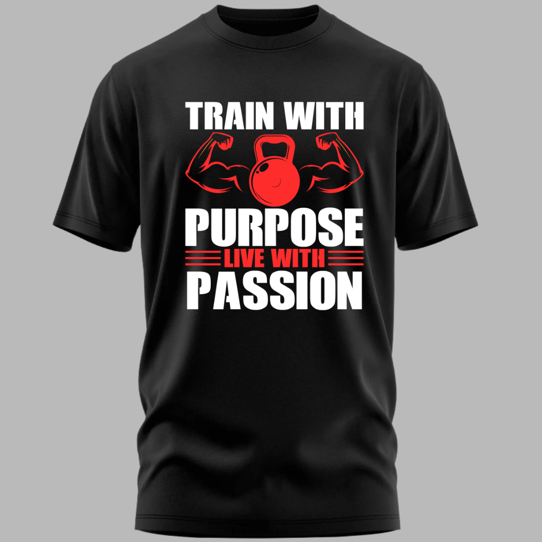 Fitness: Purposeful Training, Passionate Living T-Shirt