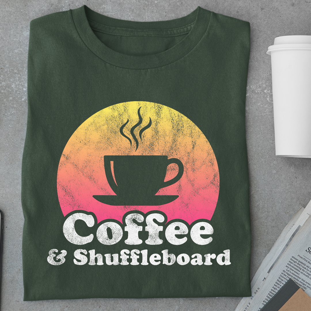Coffee: And Shuffleboard Unisex Classic T-Shirt