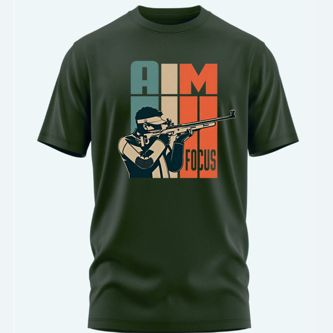 Shooting: Airgun Marksman “Aim Focus” Unisex Classic T-Shirt