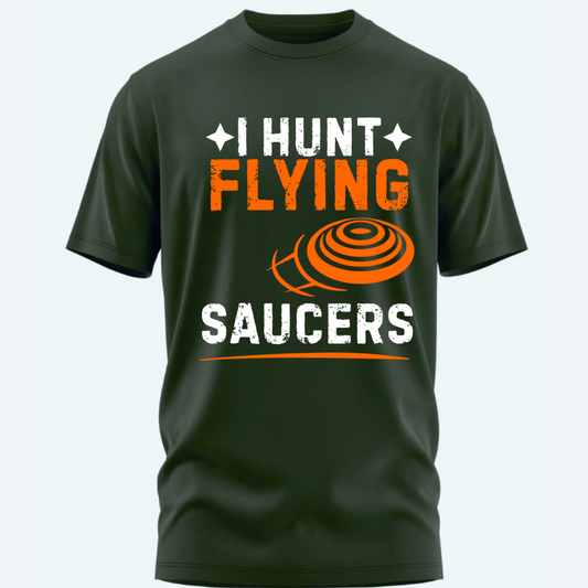 Shooting:I Hunt Flying Saucers Unisex Classic Crew T-Shirt