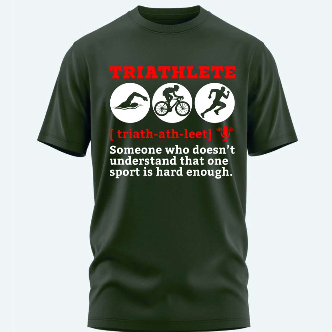 Triathlete's Wisdom Classic Black T-Shirt