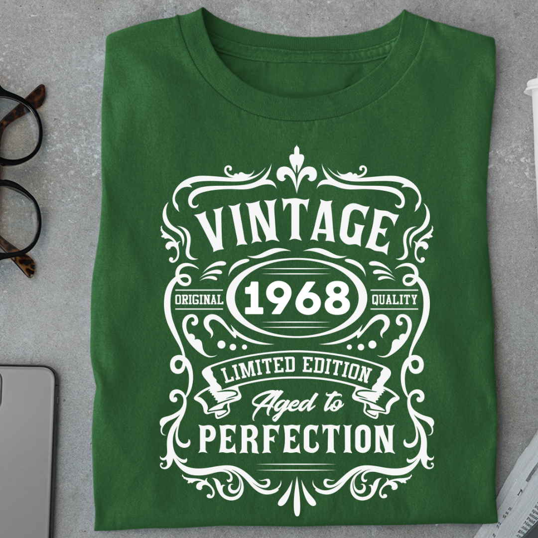 Birthday:Vintage 1968, Aged To Perfection Classic T-Shirt