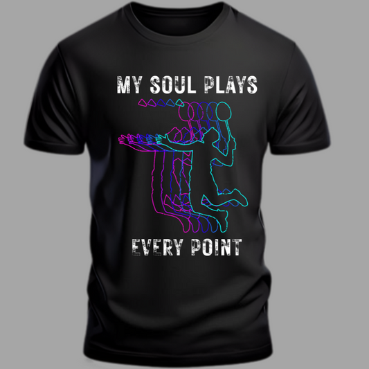Badminton: My Soul Plays Every Point Unisex Classic T-Shirt