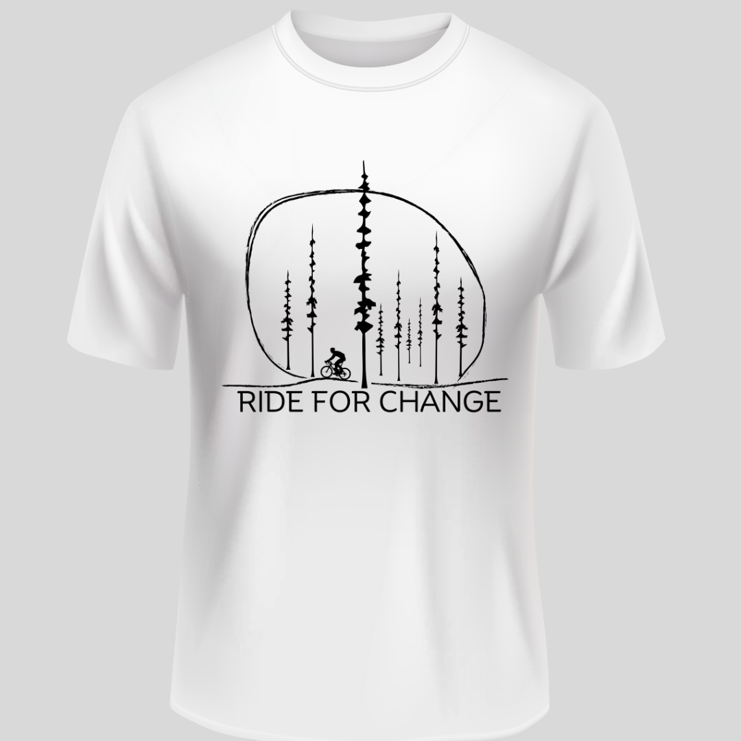 Cycling: Ride For Change Classic White T-Shirt