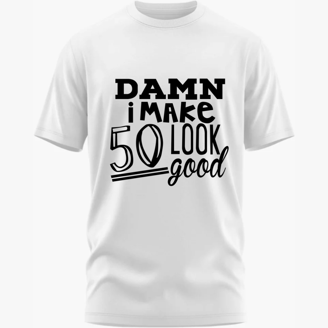 Ageless Elegance: 50 Looks Good T-Shirt