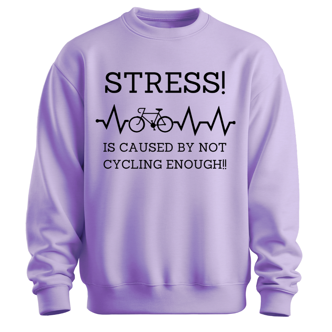 Cycling: Pedal Away Stress Classic Unisex Sweatshirt