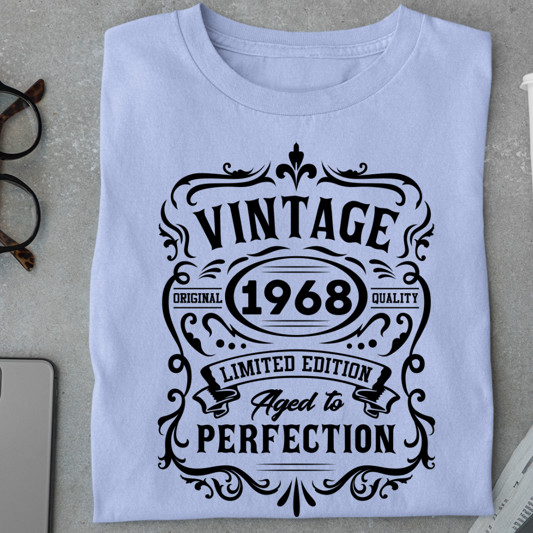 Birthday:Vintage 1968, Aged To Perfection Classic T-Shirt