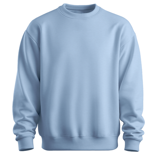 Light Blue Unisex Winter SweatShirt