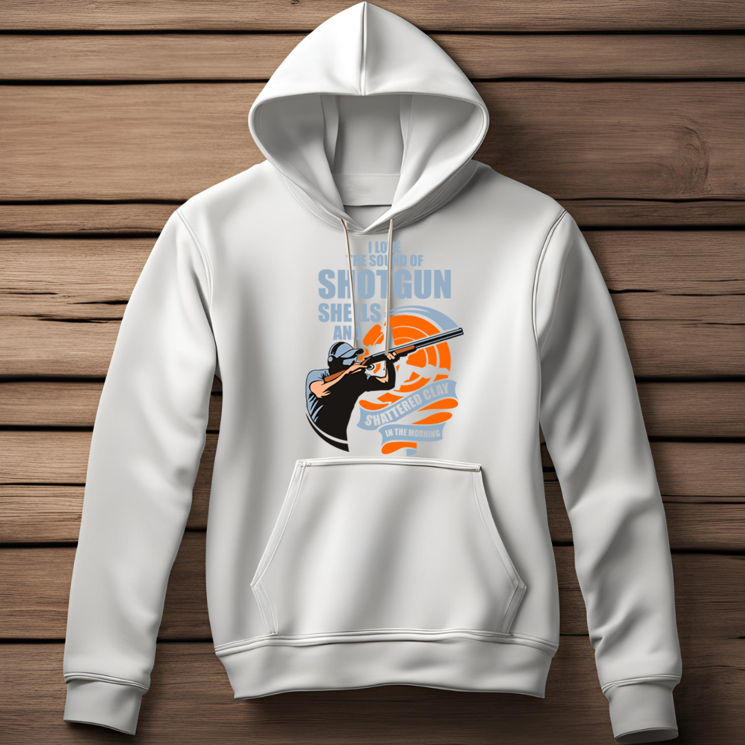 Shooting: Shotguns and Shattered Clay-Morning Bliss Classic Pull Over Hoodie