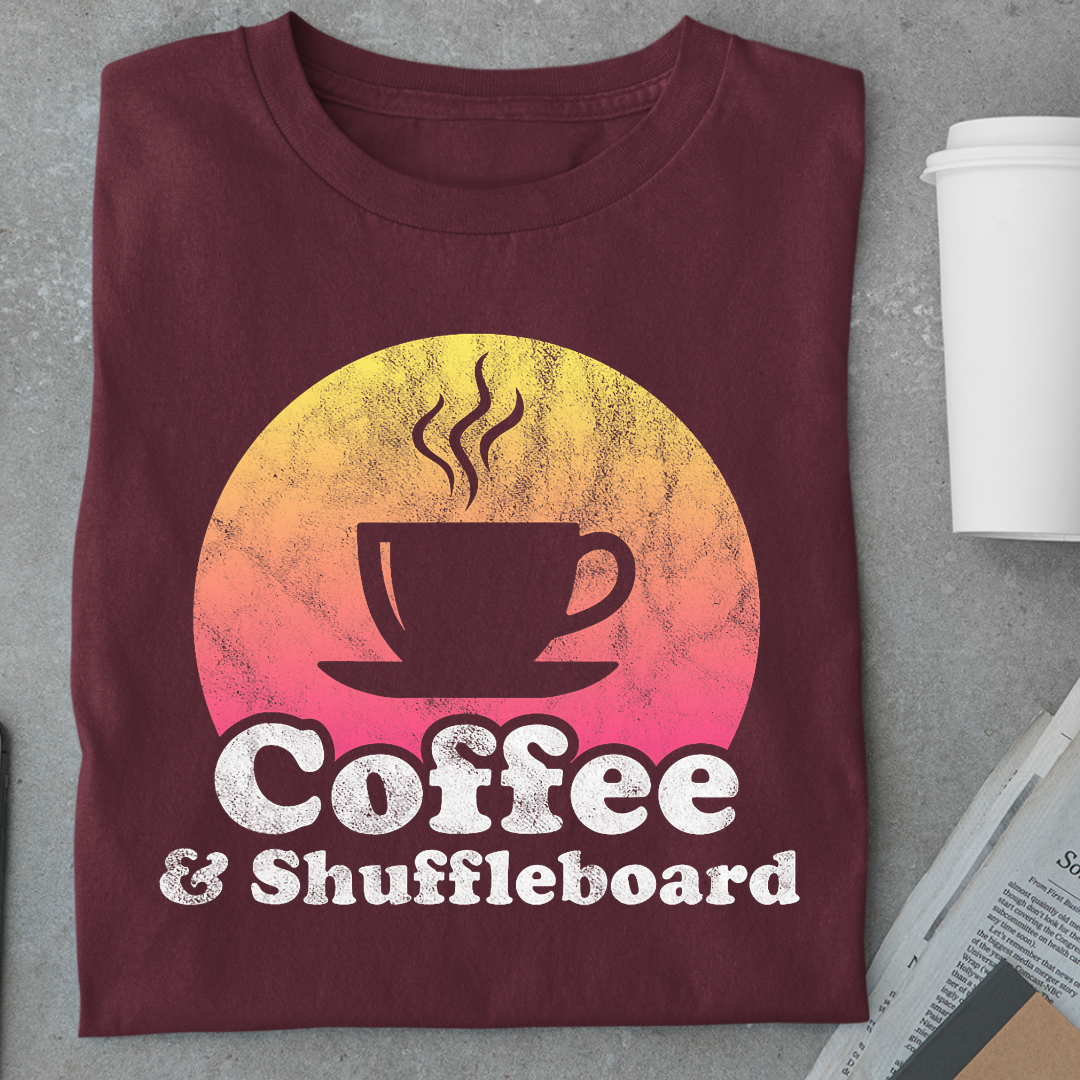 Coffee: And Shuffleboard Unisex Classic T-Shirt