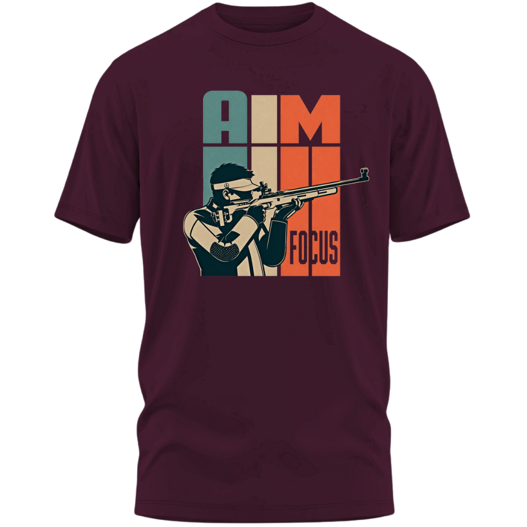 Shooting: Airgun Marksman “Aim Focus” Unisex Classic T-Shirt
