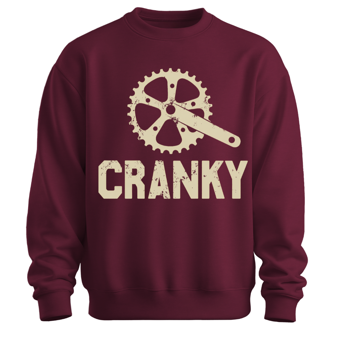 Cycling: Cranky Funny Classic Unisex Sweatshirt